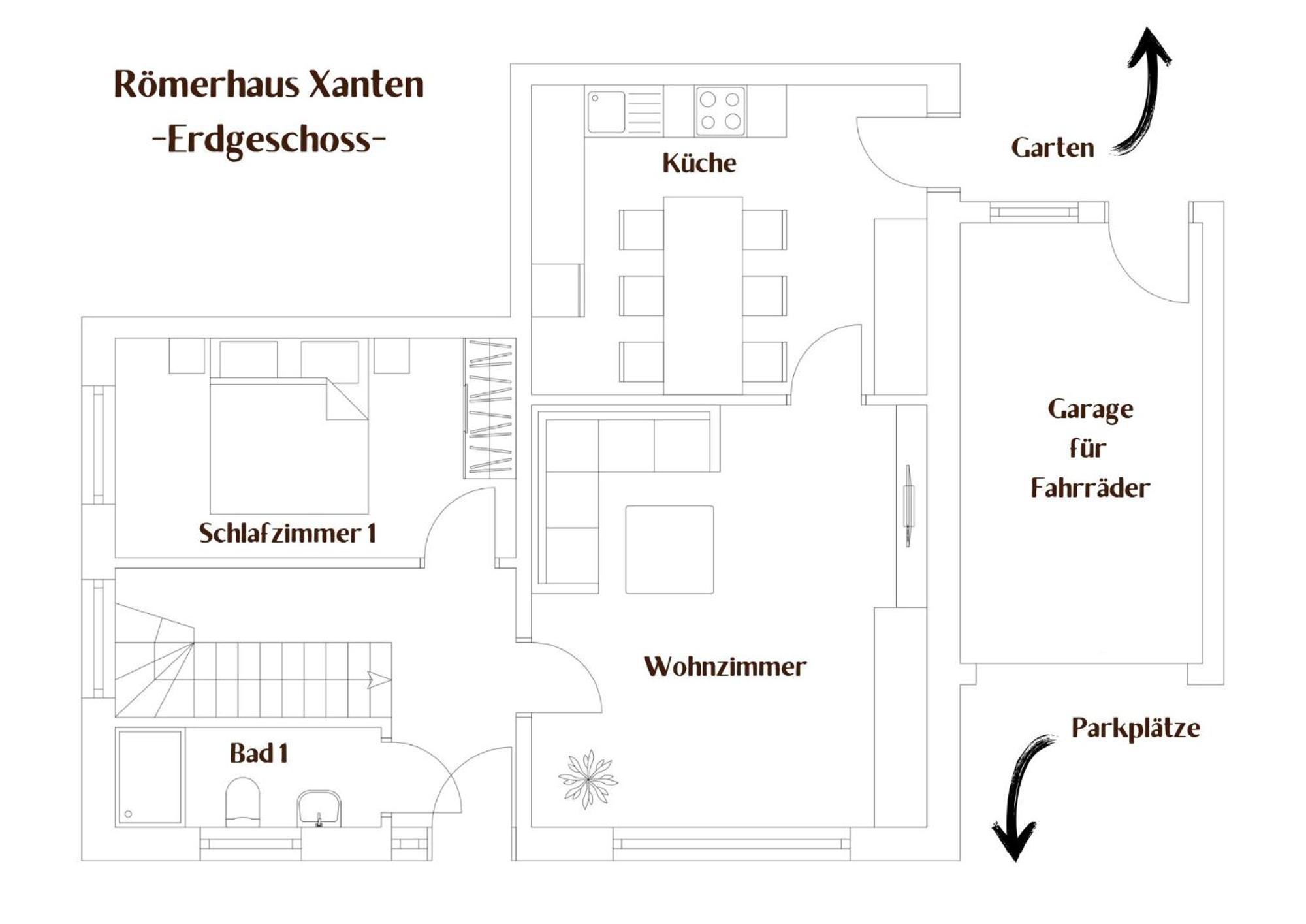 Roemerhaus Xanten Eksteriør billede